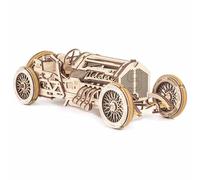 UGears U-9 Grand Prix Car Wooden Moving Mechanical Model Kit - UGR70044