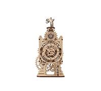 UGEARS Old Clock Tower 3D Wooden Puzzles For Adults - Wooden Model Kits | Adults to Build - Mechanical Engineering Gifts for Christmas - Medieval-Inspired 3D Puzzle Clock with Moving Part