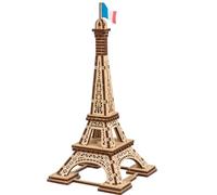 UGEARS Paris Tower 3d Puzzles for Adults - Model Building Kits Wood Puzzle Hobbies for Men - Rompecabezas 3d Para Adultos - Wooden Model Kit to Build