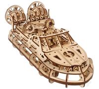 UGears Rescue Hovercraft Mechanical Wood Construction Kit