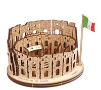 UGEARS Rome Colosseum 3d Puzzles for Adults - Model Building Kits Wood Puzzle Hobbies for Men - Rompecabezas 3d Para Adultos - Wooden Model Kit to Build