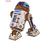 UGEARS Star Wars R2-D2-3D Wooden Puzzles for Adults, Wooden Model Kits for Adults to Build, 3D Puzzle, Hobby 3D Puzzles Adult, Brain Teaser Star Wars Model Kits, Building Set Gifts for Christmas