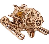 UGEARS Steampunk Submarine - Ugears Wooden 3d Puzzles for Adults - Mechanical Wood Model - Brain Teaser Unique Puzzles - Educational and Creative Building Sets for Adults - Wood Puzzle Building Kits