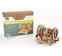 UGEARS STEM Lab 3D Puzzles - Play Set STEM - 3D Wooden Construction Kit - DIY Mechanical Science Kit - Scientific STEM Toy with App Wooden Model Kits for Adults and Children 8+ (Differential Gear)