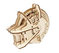 UGEARS STEM Lab Model Kit - Creative 3D Wooden Puzzles for Adults, Teens and Children - DIY Mechanical Science Kit for Self Assembly - Educational and Engineering 3D Puzzles with App (Curvimeter)