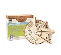 UGEARS STEM Lab Model Kit - Creative 3D Wooden Puzzles for Adults, Teens and Children - DIY Mechanical Science Kit for Self Assembly - Educational and Engineering 3D Puzzles with App (Curvimeter)