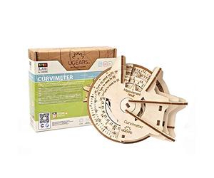 UGEARS STEM Lab Model Kit - Creative 3D Wooden Puzzles for Adults, Teens and Children - DIY Mechanical Science Kit for Self Assembly - Educational and Engineering 3D Puzzles with App (Curvimeter)