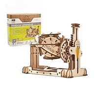 UGEARS STEM Random Generator Model Kit - Creative 3D Wooden Puzzles for Adults, Teens and Children - DIY Mechanical Science Kit for Self Assembly - Educational and Engineering 3D Puzzles with App