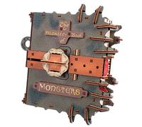 UGEARS The Monster Book of Monsters Harry Potter 3D Puzzles - 3D Wooden Mechanical Puzzle for Adults Wooden Model Kits for Adults to Build Model Building Brain Teaser Puzzle