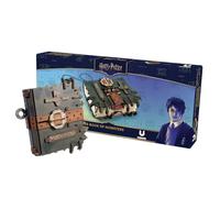 UGEARS The Monster Book of Monsters Harry Potter 3D Wooden Puzzles for Adults - Mechanical Model Kits for Adults to Build - Rolling Wheels and Snapping Jaws, Brain Teaser Gift