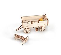 UGEARS Tractor Trailer - Mechanical 3D Wooden Puzzle Eco Friendly DIY Craft Set