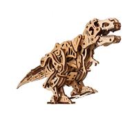 Ugears Tyrannosaurus Rex 3D Wooden Puzzles - Wooden Model Kit for Adults to Build - 3D Puzzle Set Perfect Hobbies for Men - 3D Wooden Model Mechanical Dinosaur with Bipedal Motion
