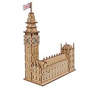 UGEARS Wooden 3D Puzzles For Adults - Big Ben Model Kit DIY Kits For Adults - Easy Craft Kits For Adults Model Building Kits - London Architecture Model Kit Wooden Puzzle for Adults - 63 Pcs