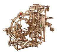 UGEARS Wooden Marble Run Stepped Hoist - 355-Piece Mechanical 3D Puzzle Kit for