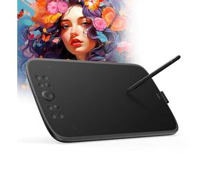 ugee M908 10 x 6.25 Inch Large Drawing Tablet, Graphics Tablet for PC with Scroll Wheel and 8 Shortcut Buttons, Battery-Free Pen of the New Generation