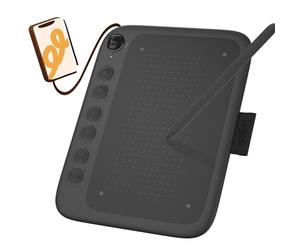 UGEE Q6 6.5 x 4 Inch Drawing Tablet for Android Phone with 6 Hotkeys Graphics Tablet Adjustable Mode Mobile Writing Drawing Online Class