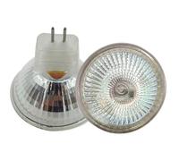 UGEFKMQ 12V MR16 20W Halogen Light Bulbs 2 pin GU5.3 24V 35W Halogen Lamp Cup MR16 220V 50W GU5.3 Spotlight Bulb Warm White Dimmable 5PCS 220V-10W