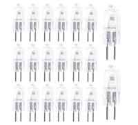 UGEFKMQ 20Pc G6.35 Halogen Bulb 12V 75W G6.35 Halogen Light Bulb Dimmable Mini Spotlight Bulbs 2 Pin Clear Capsule Lamp Bulb GY6.35 Lamp Accessories 75W