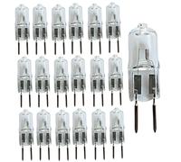 UGEFKMQ 20Pc G6.35 Halogen Lamp 12V 100W G6.35 Halogen Bulb 12V 50W GY6.35 Transparent Capsule Bulb Lamp Jc Bi-Pin Base Light Bulb for Home Lighting 100W