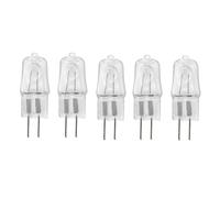 UGEFKMQ 5Pc G4 Halogen Bulbs 220V 35W Dimmable G4 Halogen Lamp Clear Capsule 2 Pin G4 Halogen Light Bulb Warm White 20W