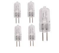 UGEFKMQ 5Pc GY6.35 Halogen Light Bulb Bulb 220V 35W 50W 75W 100W Capsule Bulb GY6.35/G6.35 Halogen Lamp Beads 2 Pin G6.35 Halogen Light Bulb Dimmable 50W