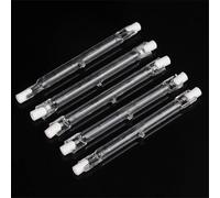 UGEFKMQ 5PC Halogen Lamp R7S 118mm T3 500W 230V J Type Linear Double Ended Floodlight Bulb Halogen R7S J118 400W 120V Warm White 110V-500W