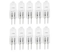 UGEFKMQ G4 Halogen Light Bulbs 12V 10W 20W 35W 50W G4 T3 2 Pin Bulb G4 Halogen Bulbs Warm White Dimmable,5W,10Pc