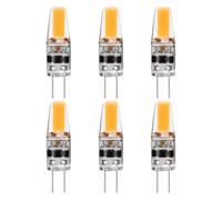 UGEFKMQ G4 LED Bulb 2W 3W AC/DC 12-24V Dimmable G4 LED Light Bulbs for Chandelier, Landscape Lighting,RV Boat Yacht Courtyard Path,Home Lighting 3W-6PCS/Warm White