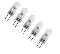 UGEFKMQ G5.3 Bulb Halogen Light 24V 20W 50W 100W Halogen Bulbs G5.3 2 Pin Base Dimmable Warm White,100W,5Pc