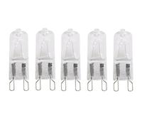 UGEFKMQ G9 Halogen Lamp Bulb 230V 60W Capsule Capsule G9 Halogen Light Bulb Warm White Dimmable 5Pc 40W