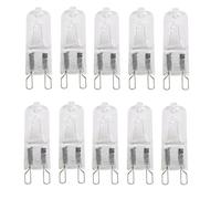 UGEFKMQ G9 Halogen Light Bulb 230V 20W 40W 60W Capsule Halogen Bulbs 40W G9 Bi-Pin Warm White Dimmable 10Pc 60W