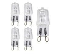 UGEFKMQ G9 Halogen Light Bulb 230V 25W 28W 40W 60W Capsule G9 Lamp Bulbs Dimmable T4 Jcd Type 2 Pin Replacement 5Pc 20W
