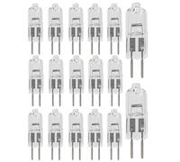 UGEFKMQ Halogen Bulbs G5.3 12V 100W Clear Capsule Halogen Lamps 20W GU5.3 2 Pin Base Light Bulbs Warm White 2700K Dimmable 20Pc 10W