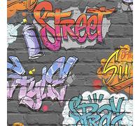 UGEPA L17901 Street Style Wallpaper, Black