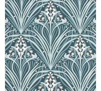 Muriva Elegance Bellflower Wallpaper - Modern Wallpaper for Living Room, Bedroom, Fireplace - Decorative Luxury Wall Paper with Stunning Petals & Leaves (Green) (M66114)