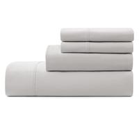UGG 01331 Alahna King Bed Sheets and Pillowcases 4-Piece Set Sleep in Luxury Machine Washable Deep Pockets Wrinkle-Resistant Silky Cooling Technology for All-Season Comfort, King, Stone