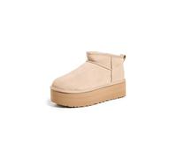 Ugg - Platform boots - W Classic Ultra Mini Platform Sand for Women in Wool - Size 7 US - Brown Brown 7 US