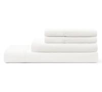 UGG 11787 Alahna Full Bed Sheets and Pillowcases 4-Piece Set Sleep in Luxury Machine Washable Deep Pockets Wrinkle-Resistant Silky Cooling Technology for All-Season Comfort, Full, Snow