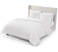 UGG 13079 Kenzie Full-Queen Comforter Set Soft Luxurious Hotel Style Comfortable Bedroom Blanket Comforter Set and Two Pillow Shams, Full/Queen, Snow