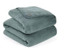 UGG 29315 Whitecap Plush Flannel Oversized Reversible Fleece Throw Blanket Luxury Comfortable Lightweight Cozy Hotel Style Home Decor Soft Luxurious B