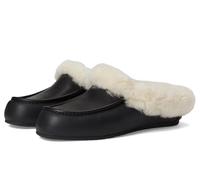 UGG Ansley Women's Mule Leather Slipper, Black -, 7 UK