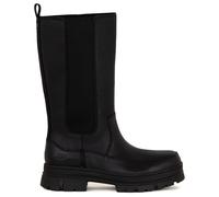 Ugg Ashton High Chelsea Full Grain Leather Women's Zip Up Boots - Black - Size:UK 7