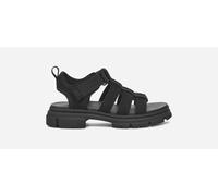 UGG® Ashton Multistrap Sandal for Kids in Black, Size 12K, Nubuck/Textile/Recycled Materials