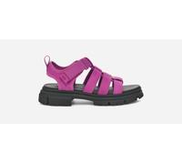 UGG® Ashton Multistrap Sandal for Kids in Mangosteen, Size 12K, Nubuck/Textile/Recycled Materials