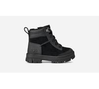 UGG® Ashton Weatherized Lace Up Boot in Black, Size 6, Suede/Polyester/Leather