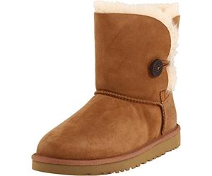 Ugg Australia Bailey Button, Girls' Boots, Brown (Chestnut), 12 Child UK (30 EU)