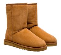 UGG Australia Classic Short Shearling Boots Chestnut Suede Ankle Shoes 42