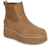 UGG® Cityfunc Chelsea Boot in Brown, Size 8, Suede/Polyester