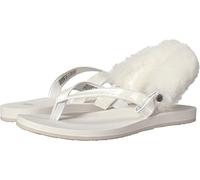 UGG Australia Women’s Laalaa Flip Flops, White, 7.5 UK (40 EU)