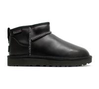 UGG , Classic Ultra Mini Leather Regenerate Boots ,Black female, Sizes: 7 UK, 5 UK, 4 UK, 3 UK
